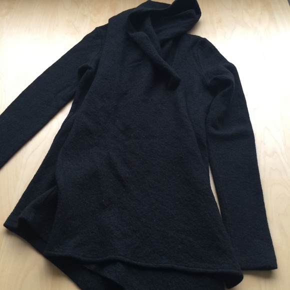 S. DEER | Casual Plain Asymmetrical Sweater - Picture 2 of 9